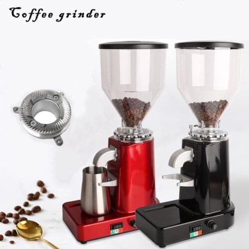 Electric Coffee Grinder Espresso 19 Files Adjustable Thickness 800g Electric Coffee Mill Machine