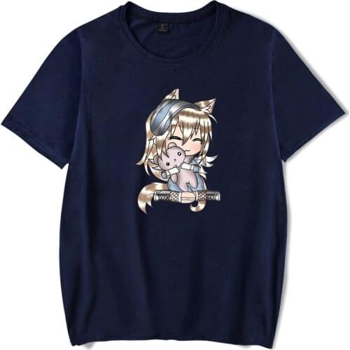 Cute Game Gacha Life Tee Casual Tshirt Boys/girls Short Sleeve T Shirt Adults Men Women Summer Tee Print Cartoon Gacha Life Tops