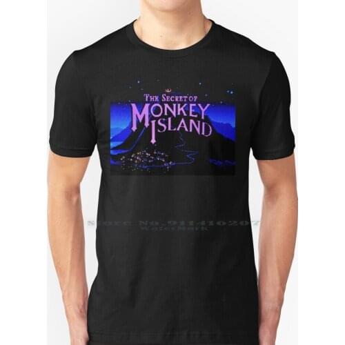 The Secret Of Monkey Island T Shirt 100% Pure Cotton Secret Of Monkey Island Monkey Island Guybrush Retro Pc Game Lucas 80s