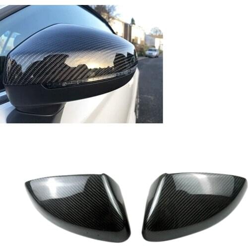 1 Pair Wing Rearview Side Mirror Cover Cap Without Lane Assist for - A3 S3 RS3 2014-2019