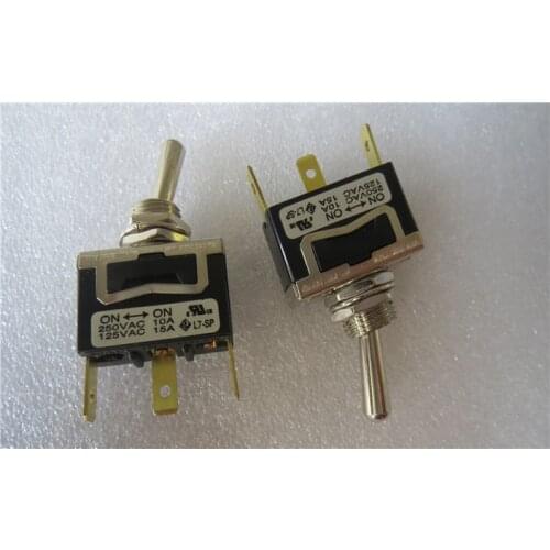 Original New 100% M12 toggle shaking head power switch L7-SP toggle switch 3pin 2gear 10A250V