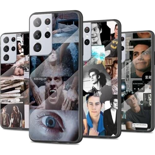 Tempered Glass Hot Now Luxury Cover Dylan O'Brien junior Wolf For Samsung Galaxy S21 Ultra Plus 5G Shockproof Shell Phone Case