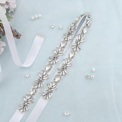 S292 Sparkling Rhinestone Wedding Belts Bridal Bridesmaid Dress Accessories Wedding Dresses Belt for Women Hot Sale Waistband