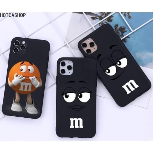 M&Ms Chocolate Phone Case for iphone 12 pro max mini 11 pro XS MAX 8 7 6 6S Plus X 5S SE 2020 XR case