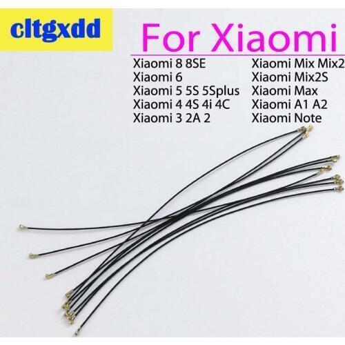 Cltgxdd Signal line For Xiaomi Mi 8 SE A2 A1 6 5 5S Plus 4 4S 4C 4i Mix 2S Max Note Coaxial Connector Wifi Signal Antenna Cable