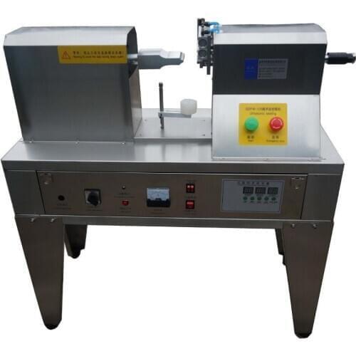 Ultrasonic Plastic Tube sealer Sealing Machine with the cutting & printing functionH