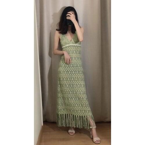 Yiallen Summer Knitted Dresses