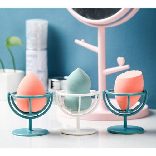 1pc Makeup Sponge Gourd Powder Puff Rack Powder Puff Bracket Box Dryer Organizer Shelf Holder Tool
