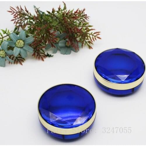 10g 10pcs/lot Round Empty Foundation Storage Case, Cosmetic DIY Plastic Air Cushion Jar,Sapphire Top Grade Facil Cream Container
