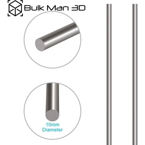 10pcs/Lot 10mm Smooth Rods with length 1000mm Optical Axis Linear Shaft Rail Chrome Plated Guide Slide for 3D Printer