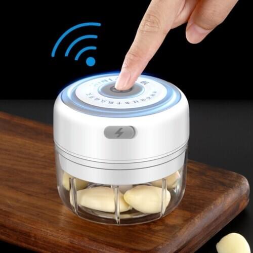 100ml Mini USB Wireless Electric Garlic Masher Press Mincer Vegetable Chili Meat Grinder Food Chopper Kitchen Tools