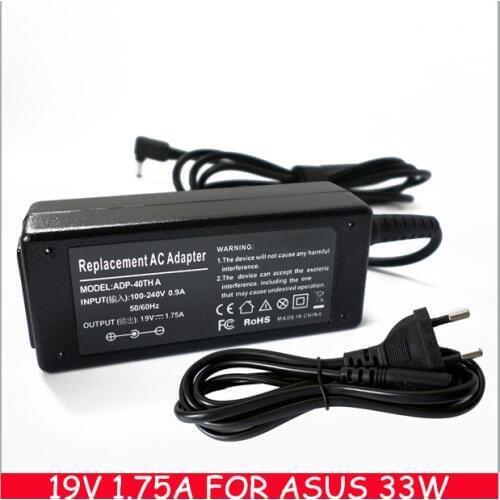 19V1.75A Notebook AC Adapter Charger For Asus VivoBook X200 X200L ADP-33AW X102B X102BA X202E F201E Q200E X102BA-BH41T EXA1206CH