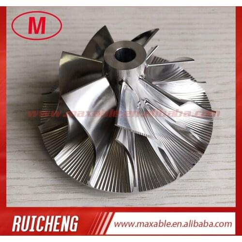55.83/82.00mm 7+7blades turbo Turbocharger milling/aluminum 2618/billet compressor wheel