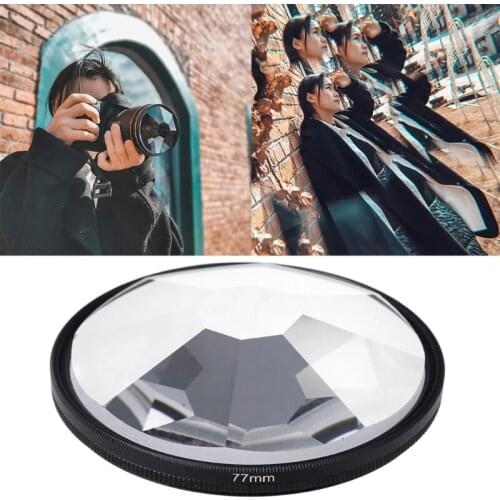 77mm Glass Camera Kaleidoscope Prism Filter Photography First Focus Film And Television Slr Props Filter 19QB