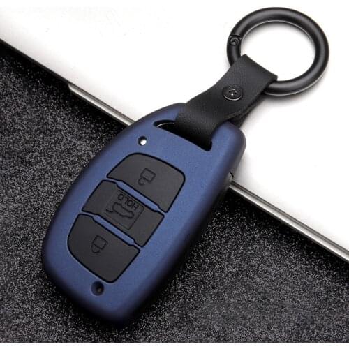 Car Remote Key Fob Shell Holder Cover Case for HYUNDAI Tucson Creta Ix25 Ix35 I10 I20 Ix20 HB20 Elantra Sonata Keychain