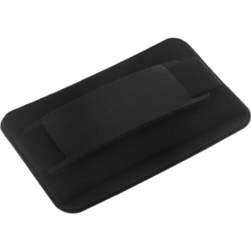 Lycra Leather Adhesive Sticker Back Cover Card Case Pouch Stand Holder For Cell Phone X5XA