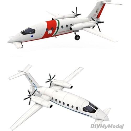 DIYMyModeI Piaggio Afandi P180 Private Aircraft Papercraft 3D Paper Model Stereo Handmade Drawings Military