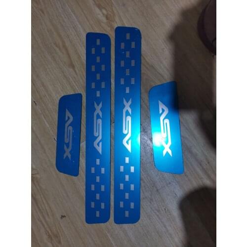 For Mitsubishi ASX 2013 - 2018 car styling stainless steel scuff plate door sill 4pcs/set car accessories