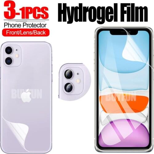 Front Back Camera Hydrogel Film 1-3PCS For Apple iPhone 11 Pro MAX Screen Protector Lens for iphone 11 pro max iphoen Lens film