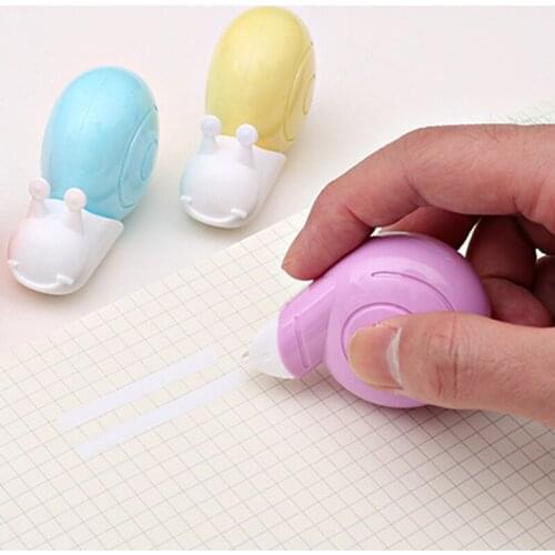 Correction Tape Kawaii Corrections Paper 6M Cute Animal Snails Material Escolar Stationery Office School Supplies