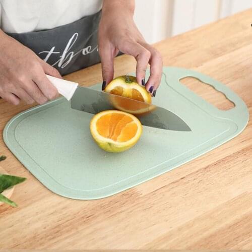 Chopping Block Food Grade Non-Slip 4 Colors Kitchen Cutting Board Fruit Vegetable Chopping Blocks for Kitchen