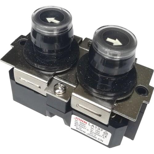 LA137 16A Up Down Waterproof NO Push Button Switch Micro-electric Control Pushbutton Switches for Crane Electric Hoist