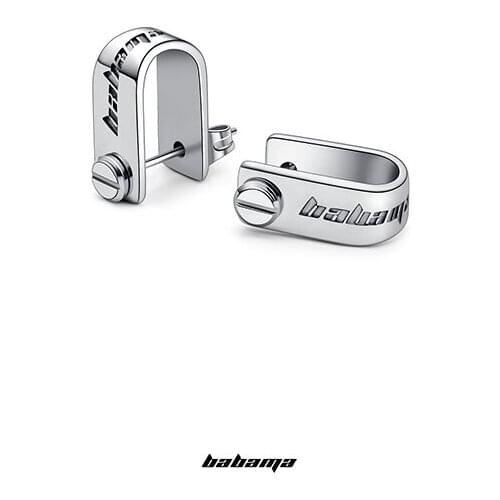 Babama2021 new earrings mens trendy high street Earrings mens simple cool style womens Earrings hip hop Earrings