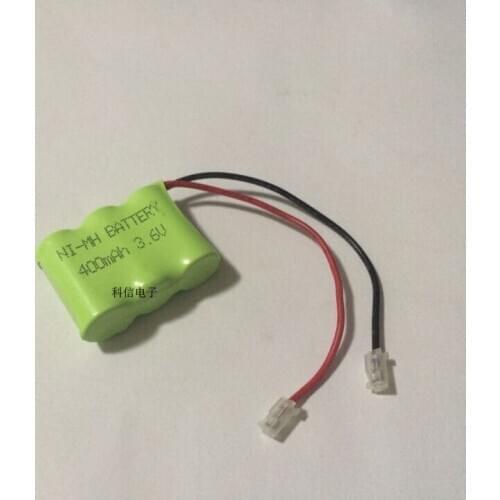 MasterFire Original 1/3AAA 3.6V 400mAh NiMH Battery Rechargeable Ni-MH 1/3 AAA Batteries Pack With Plugs For Cordless Phone