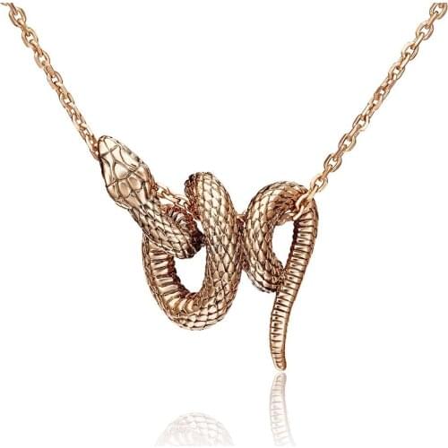Pendant snake made of 585 Gold, Platinum brand, art. 03-3096-00-000-1110-42