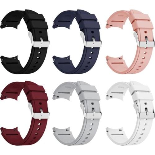 Newest Replaceable Watch Strap For Galaxy Watch 4 20mm Silicone Band Sport Watchband Bracelet Strap Smartwatch Accessories HOT