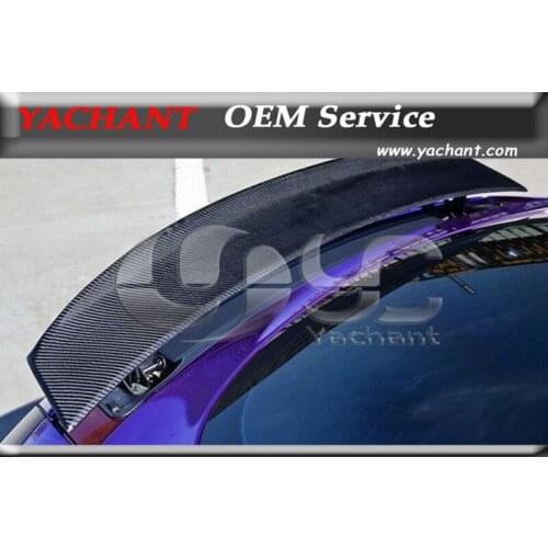 Car-Styling Carbon Fiber AP Style Trunk Spoiler Fit For 2007-2013 TT TTS MK2 Type 8J Rear Spoiler Wing