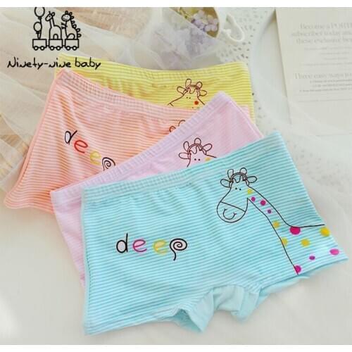 Cute Girls Boxer Kids Cotton Underwear Girls Panties Kids Casual Briefs Children Underpants Kids Cotton Underwear Girl Panties