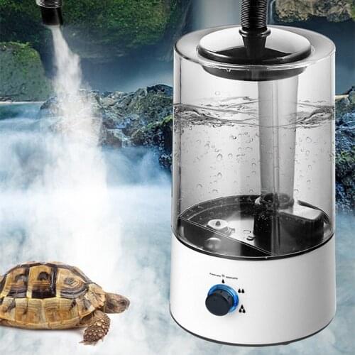 Terrarium Mist Reptile Humidifier Climbing Pet Box Humidify Atomizer Water Tank Fog Machine for Snake Turtle Lizard Pet Cooling