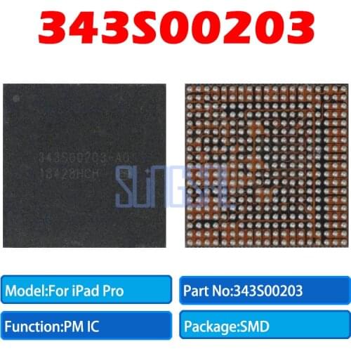 1pcs/lot 100% Original 343S00203 -A0 PMU PM IC For IPad 2018 A1893 Power PMIC charging IC Chip
