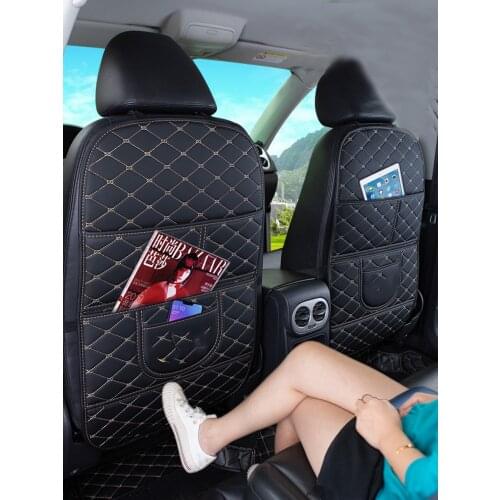 1pc Car General Seat Anti-kick Pad Children Back-to-back Anti-dirty Rear Protection Pad