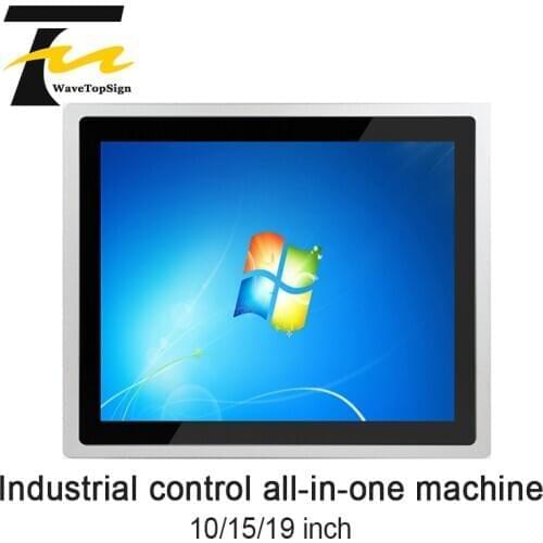 10 15 19 inch Industrial Control All-in-one Touch Screen Embedded Dust-Proof PLC Tablet Computer