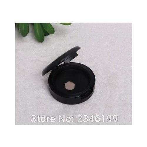 20pcs/lot DIY Black Rim Lid Cosmetic Powder Case, Eyeshadow Powder Case with 36mm Inner Dia, Round Cosmetic Powder Container