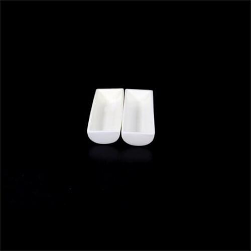 99.3% alumina crucible / OD*ID=50*40mm/ Semicircle corundum crucible / Al2O3 ceramic crucible / Sintered crucible