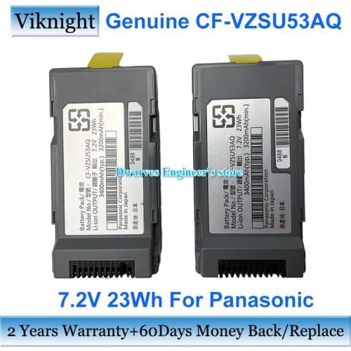 High Capacity CF-VZSU53AQ CF-VZSU53W Battery For PANASONIC TOUGHBOOK CF-H1 CF-U1 CF-H2 CF-VZSU53JS CF-VZSU53 A6YB AC2D 3400mah