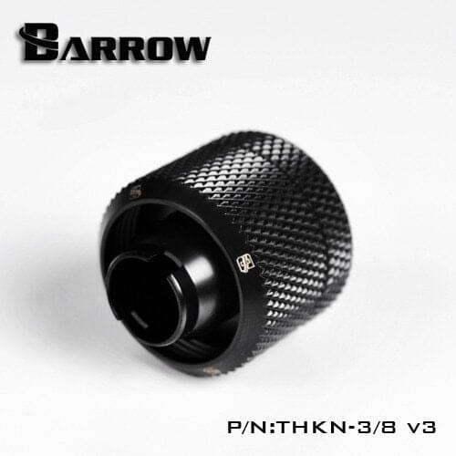 Barrow THKN-3/8-V3, 3/8 "ID * 5/8" OD 10x16mm Soft Hose Fittings, G1 / 4 "Fittings For Soft Pipes