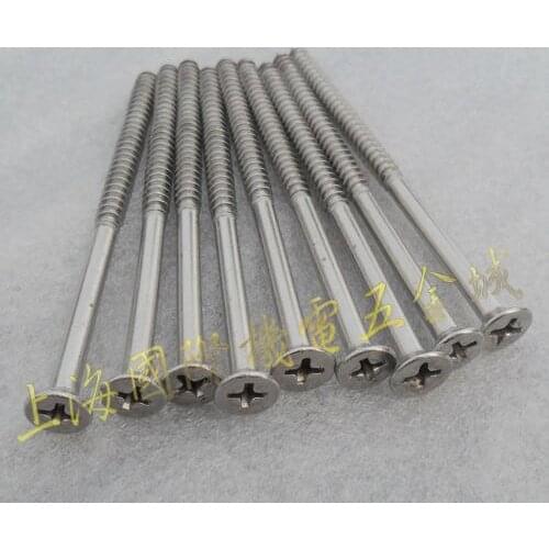 For 4.8 * 80mm stainless steel screws countersunk head self-tapping Phillips flat head self tapping screws * 6.5g
