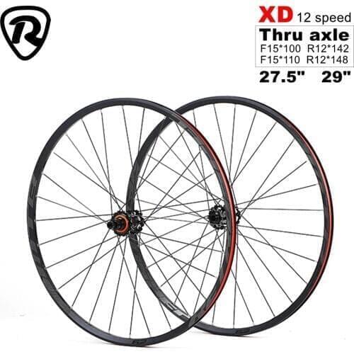 RS M920-AL Thru axle 148mm 142mm XD 12 speed Carbon Hub mtb Wheelset 29er 27.5 650B mountain bike bicycle wheels