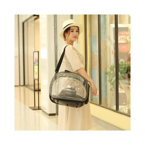 EVA Fashion Transparent Pet Bag Summer Cool and Breathable Cat Bag Shoulder Dog Bag Pet Handbag Cat Backpack