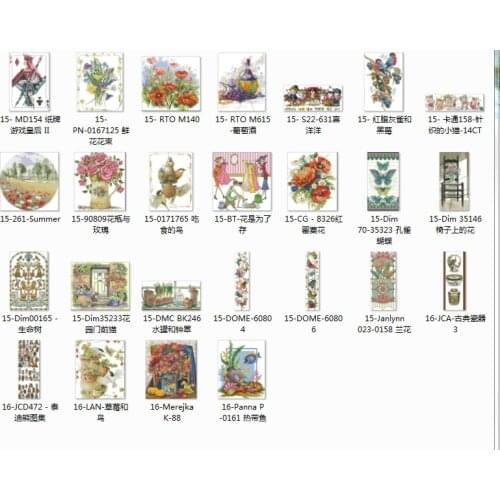 Top selling 12.99usd flowers Counted Cross Stitch 11CT 14CT 18CT DIY Chinese Cross Stitch Kits Embroidery Needlework Sets