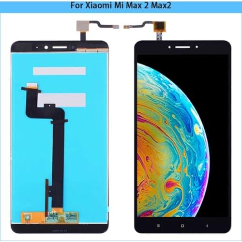 New 6.44 inch For Xiaomi Mi Max 2 LCD Display Touch Screen Panel Digitizer Sensor Assesmbly Replacement For Mi Max2 LCD Screen