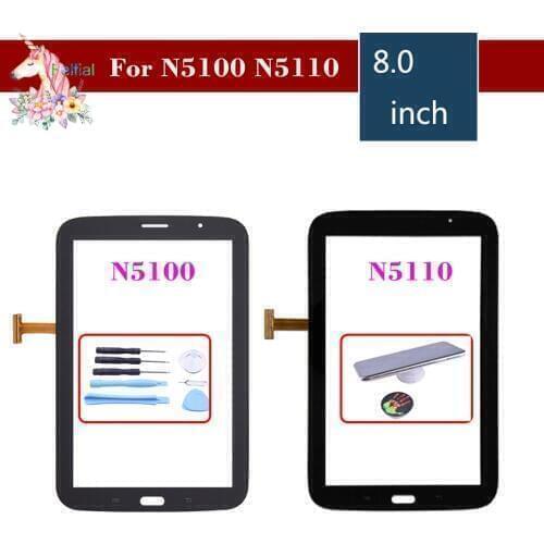 Original 8.0" For Samsung Galaxy Note GT-N5100 N5100 N5110 Tablet Touch Screen Digitizer Sensor Front Outer Glass Lens Panel