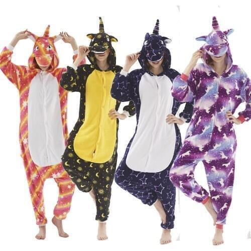 Boy Girl Cartoon Halloween Animal Cosplay animal Pyjama 4-12 Year Kids Sleepwear Hoodie Pijama Unicornio Baby Winter Pyjamas