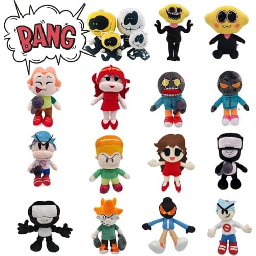 Friday Night Funkin Plush Toy Boyfriend GABBY Spooky Month Skid and Pump Monster Lemon Demon Captain Pico Soft Stuffed Doll