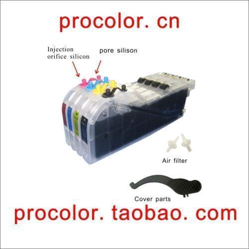 PROCOLOR Newest refill ink cartridge LC133 LC135 LC137 With ARC chip for BROTHER MFC-J6920DW/MFC-J6520DW/MFC-J6720DW