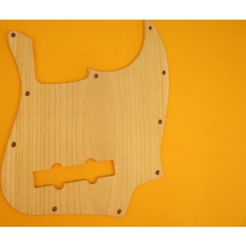 Hand made unfinished maple wood Bass Guitar Pickguard #1982